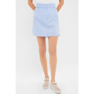 TUCKERNUCK Blue and White Stripe Frankie Skirt Size XS NWT Retail $98 Tuckernuck